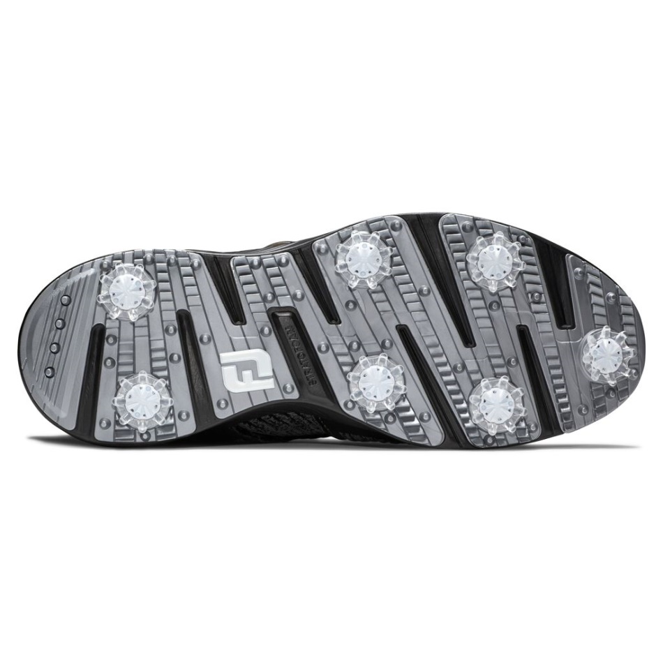 Black-charcoal-silver Hyperflex Boa-estilo Da Temporada Anterior Footjoy Pt