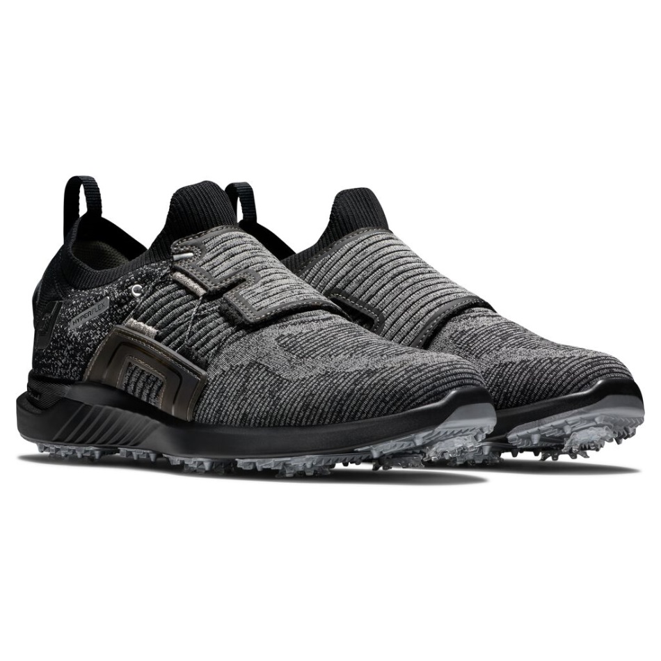 Black-charcoal-silver Hyperflex Boa-estilo Da Temporada Anterior Footjoy Pt