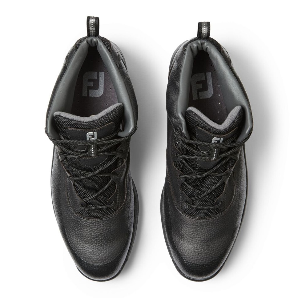 Bota De Golfe De Inverno Preta Footjoy Pt