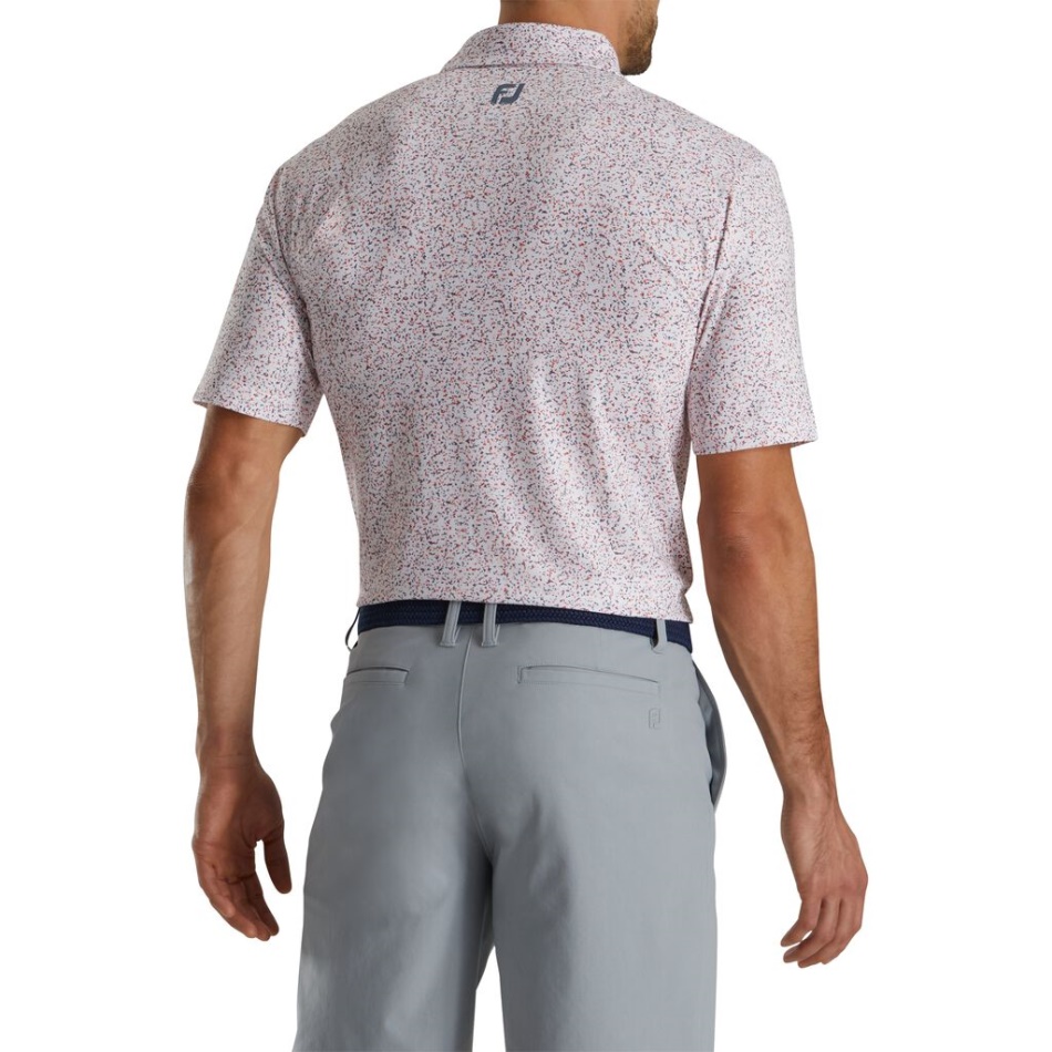 Branco-quartzo Rosa-grafite Footjoy Pt Granito Impressão-estilo Da Temporada Anterior