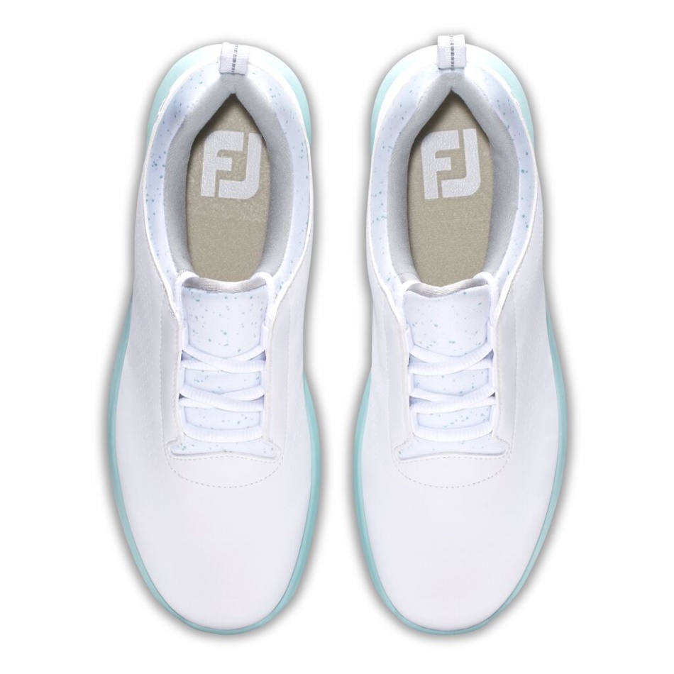 Branco-seafoam Footjoy Pt Lazer Mulheres Estilo Temporada Anterior