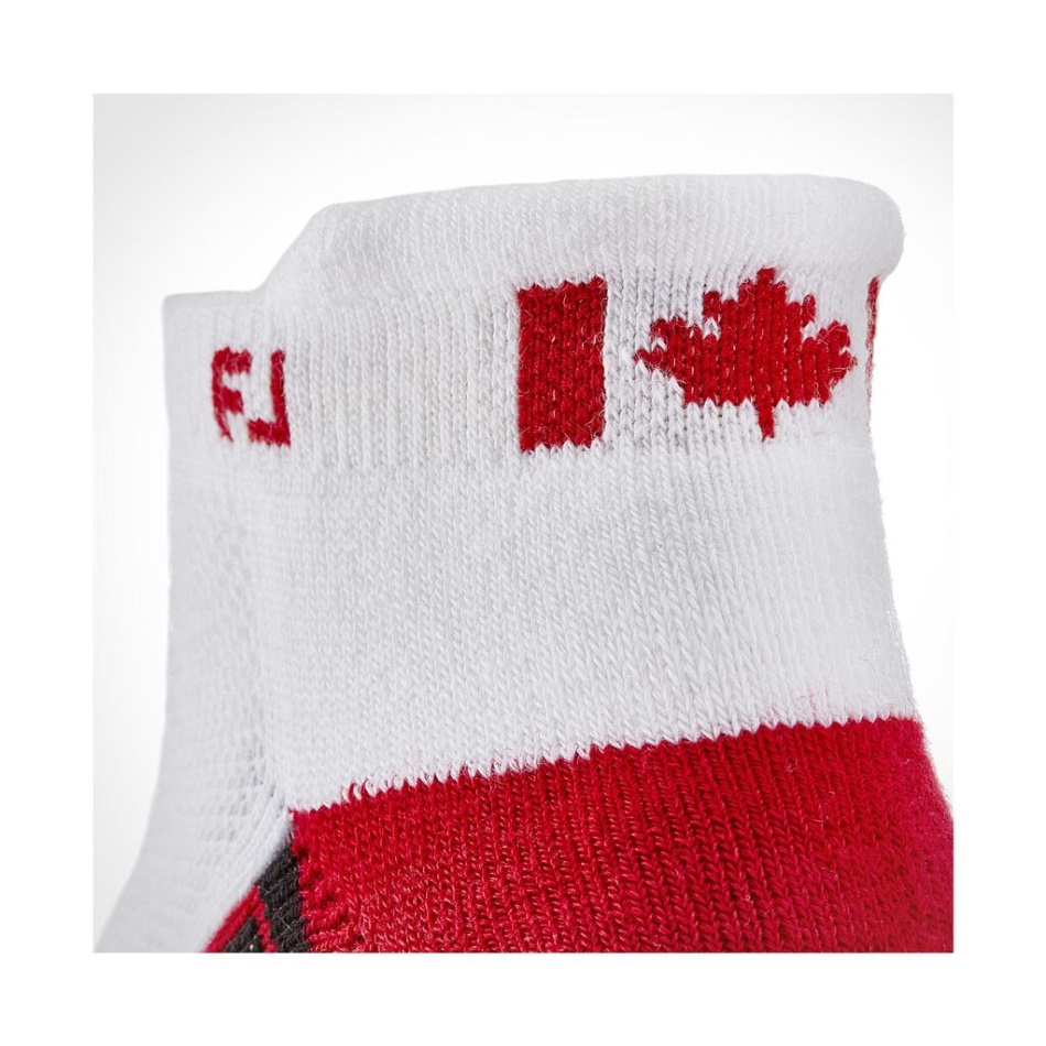 Branco-vermelho-preto Techsof Tour Roll Tab Edição Limitada Flag Footjoy Pt