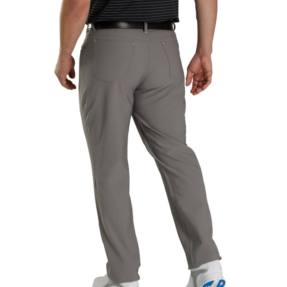 Calça De 5 Bolsos Cinza Footjoy Pt