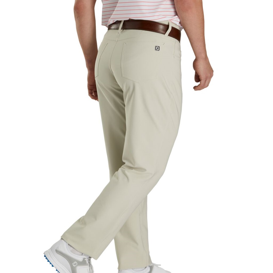 Calça De 5 Bolsos Footjoy Pt Stone