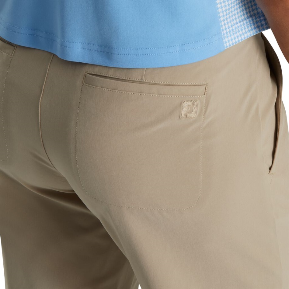 Calça Feminina Caqui Footjoy Pt Leve