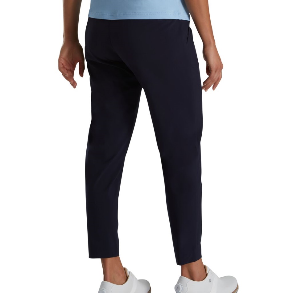 Calça Feminina Leve No Tornozelo Azul Marinho Footjoy Pt