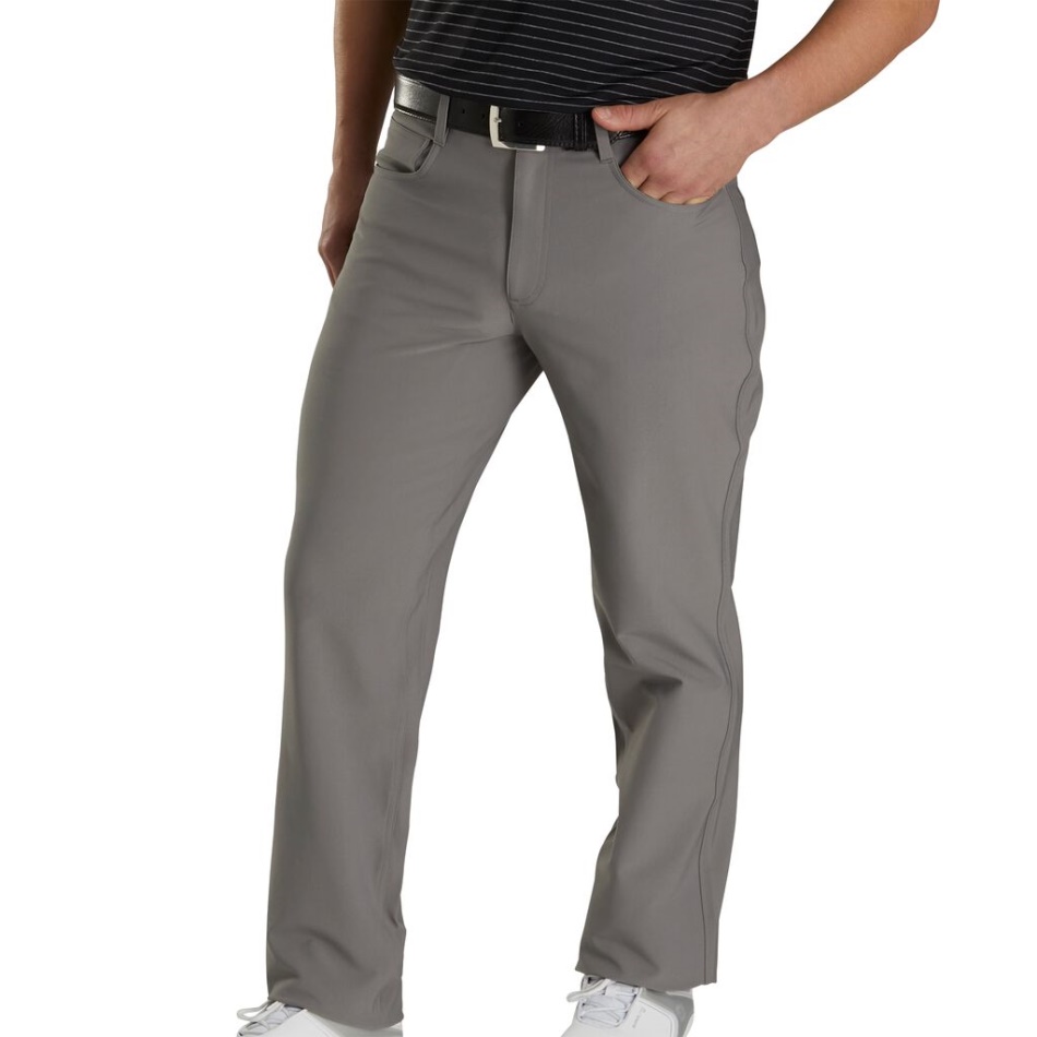 Calça Footjoy Pt 5 Bolsos Cinza