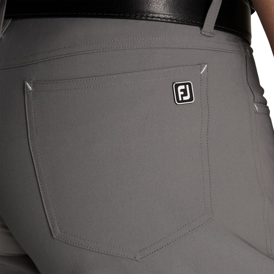 Calça Footjoy Pt 5 Bolsos Cinza