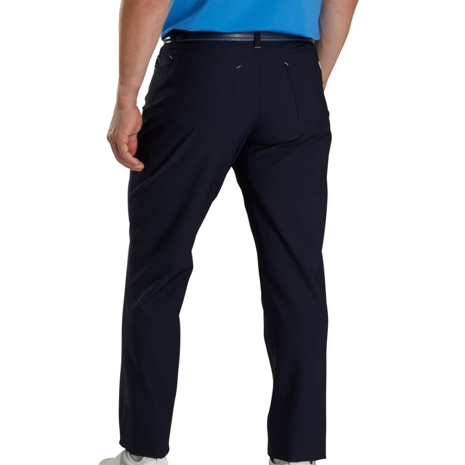 Calça Footjoy Pt Azul Marinho Com 5 Bolsos