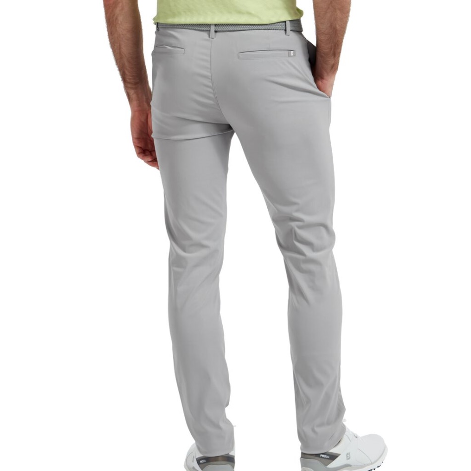 Calça Footjoy Pt Cinza Performance Slim Fit