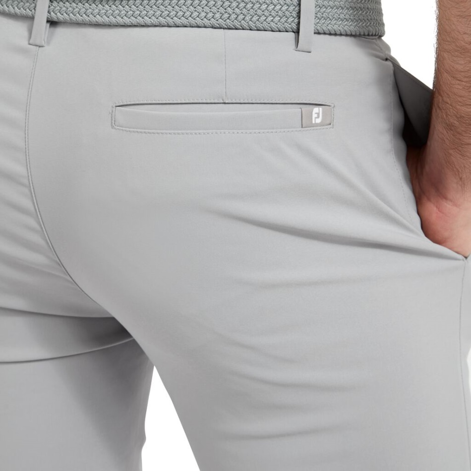 Calça Footjoy Pt Cinza Performance Slim Fit