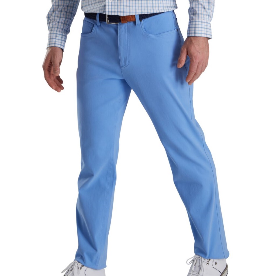 Calça Lagoa Camurça Sarja Algodão 5 Bolsos Footjoy Pt