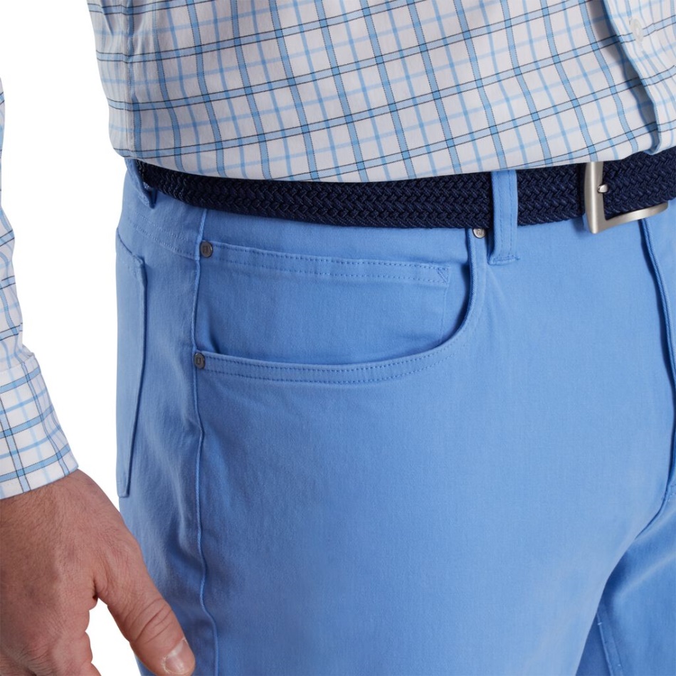 Calça Lagoa Camurça Sarja Algodão 5 Bolsos Footjoy Pt