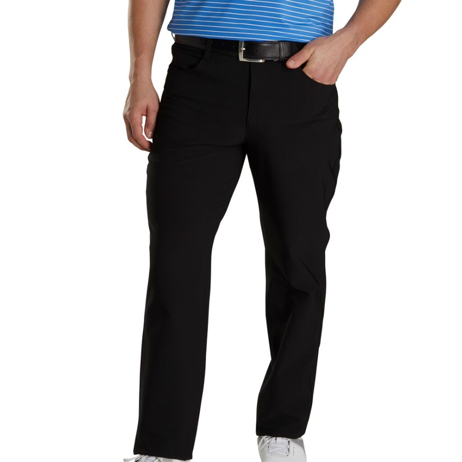 Calça Preta Com 5 Bolsos Footjoy Pt
