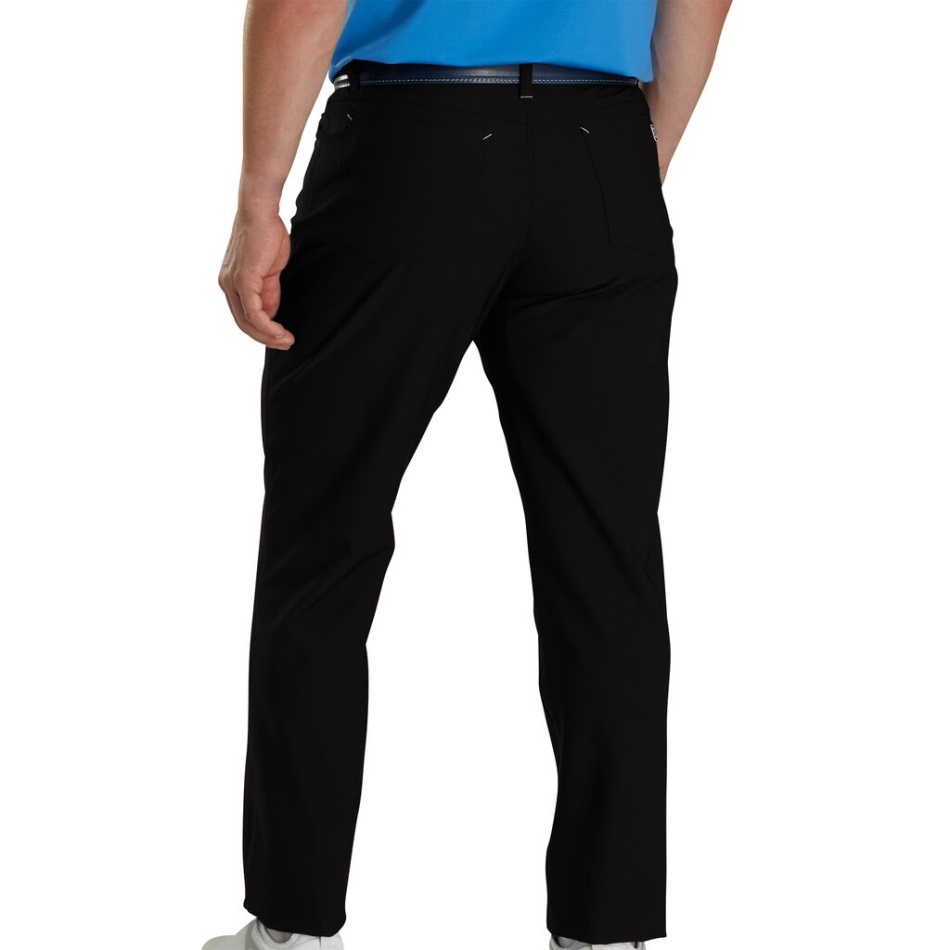Calça Preta Com 5 Bolsos Footjoy Pt