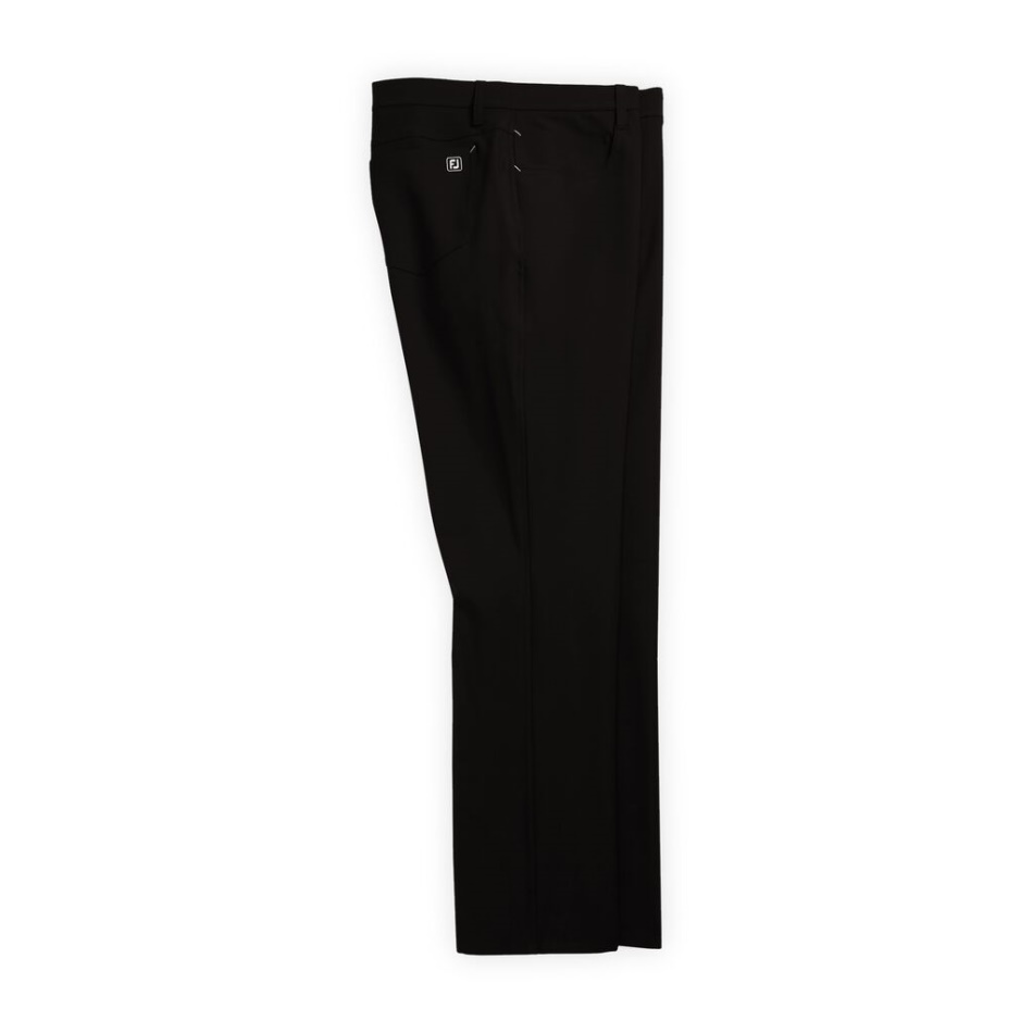 Calça Preta De 5 Bolsos Footjoy Pt