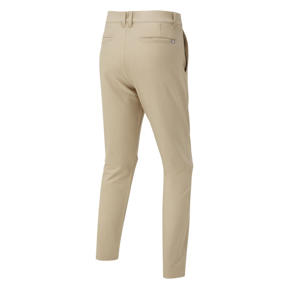 Calça Slim Fit De Performance Cáqui Footjoy Pt