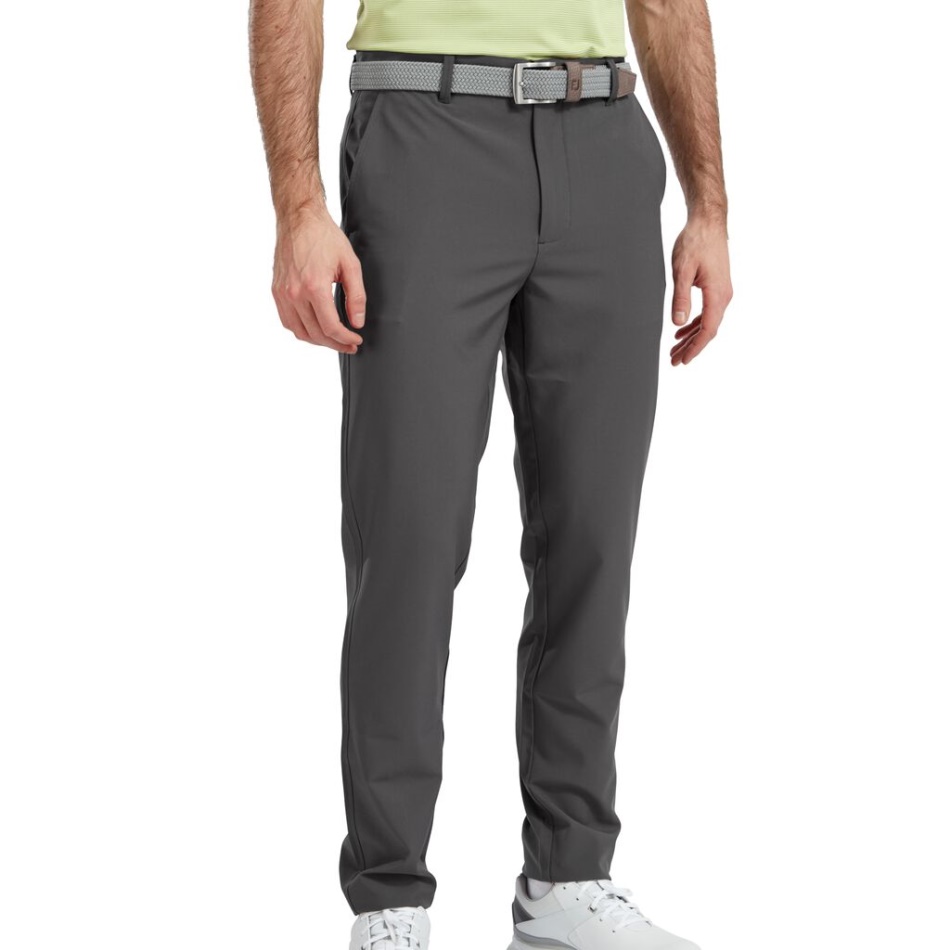 Calça Slim Fit Performance Footjoy Pt Cinza Escuro