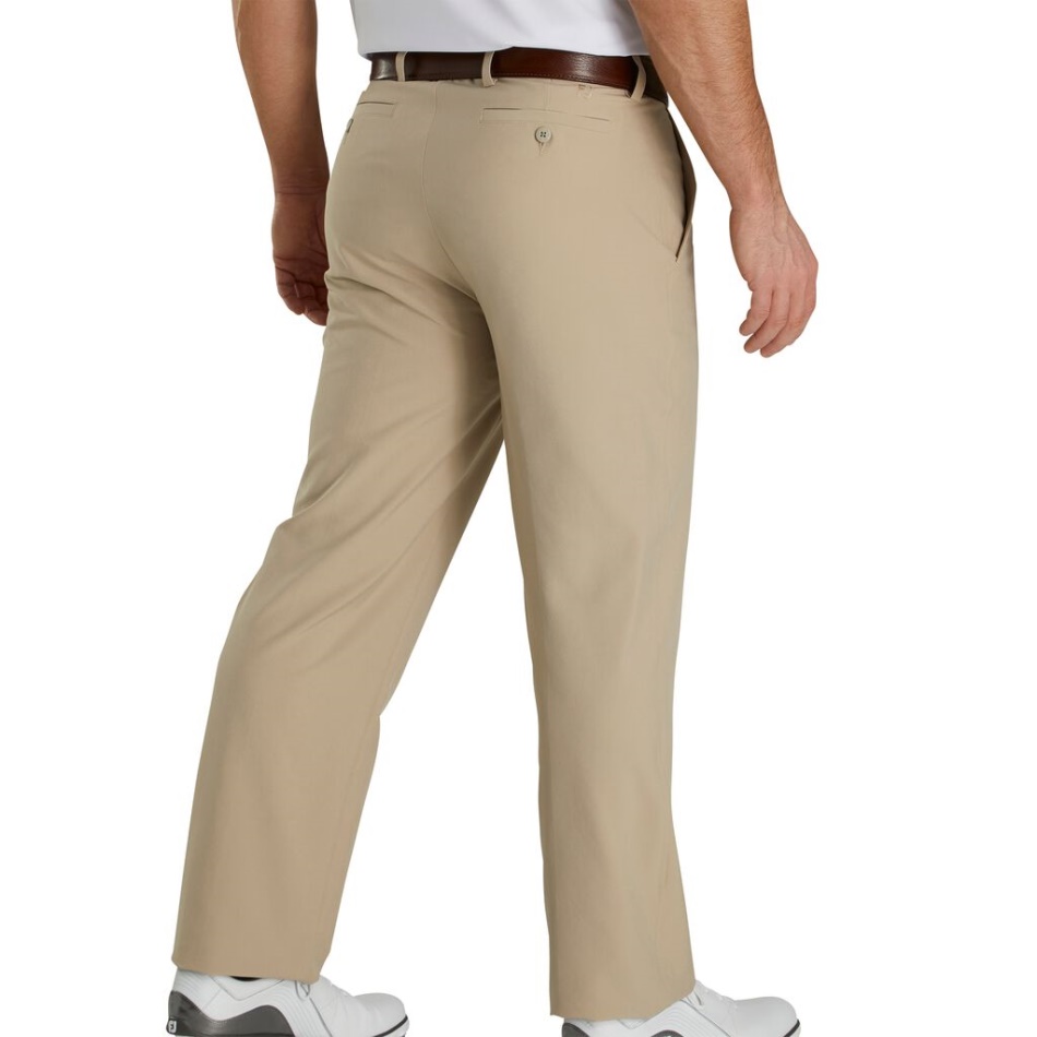 Calças Tradicionais Estilo Da Estação Anterior Cáqui Footjoy Pt