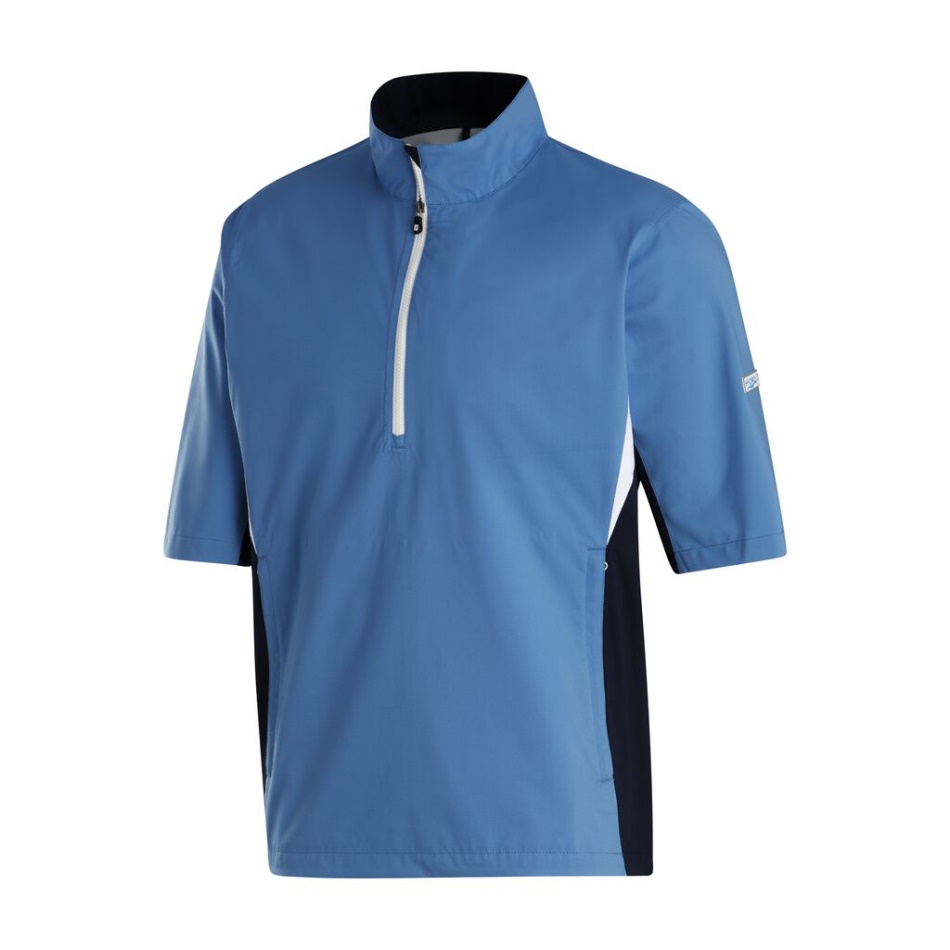 Camisa De Chuva De Manga Curta Footjoy Pt Hidrolite Azul-marinho