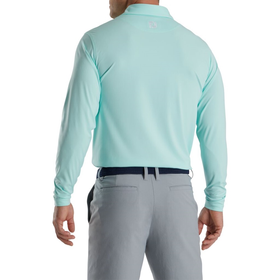 Camisa De Proteção Solar Manga Longa Footjoy Pt Mint