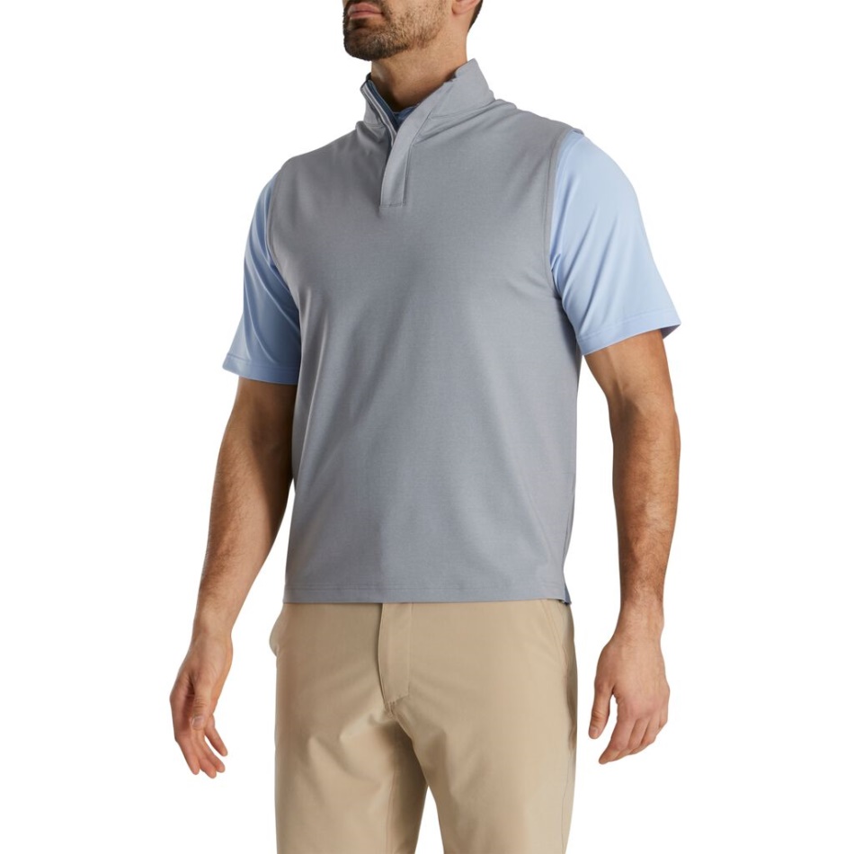 Camisa Elástica Footjoy Pt Urze Cinza - Estilo Da Temporada Anterior