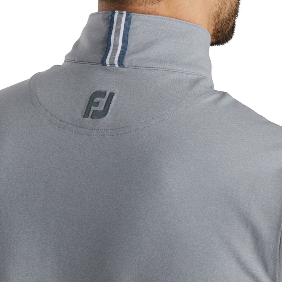 Camisa Elástica Footjoy Pt Urze Cinza - Estilo Da Temporada Anterior