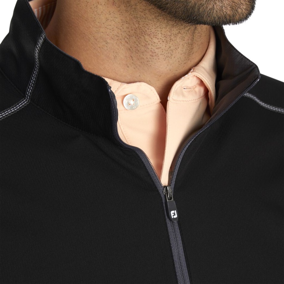 Camisa Esportiva Black-charcoal Footjoy Pt