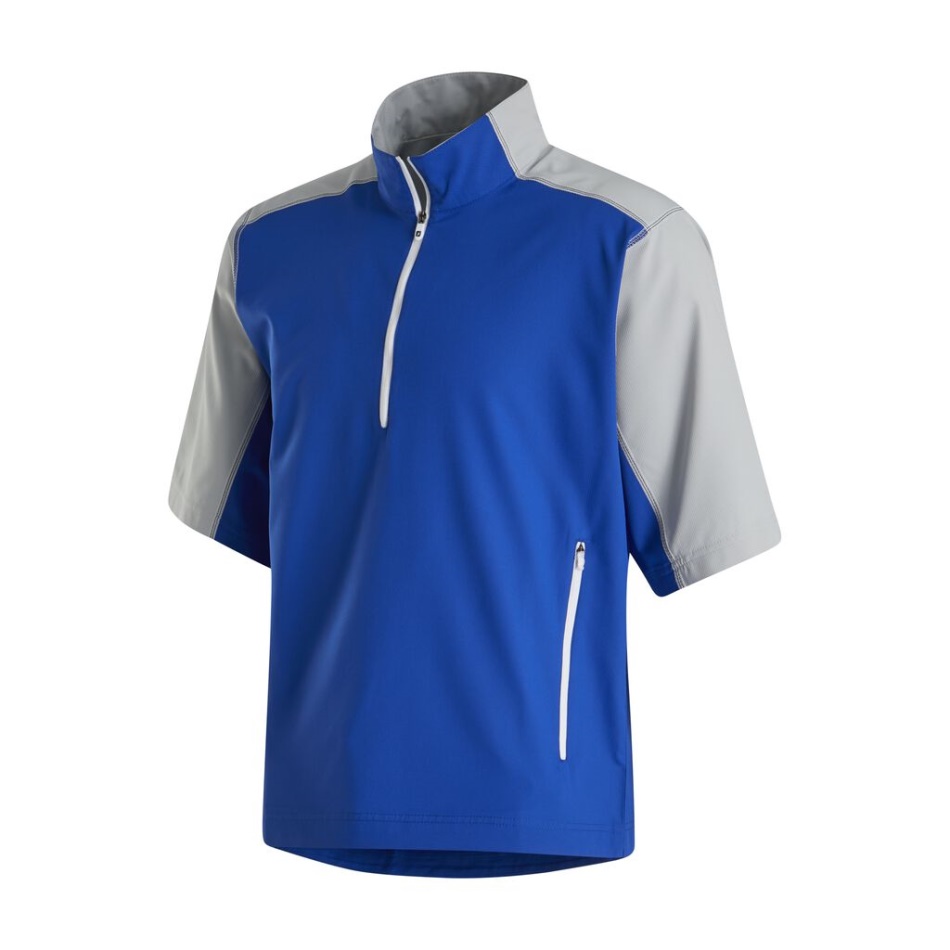 Camisa Esportiva De Manga Curta Footjoy Pt Royal-silver