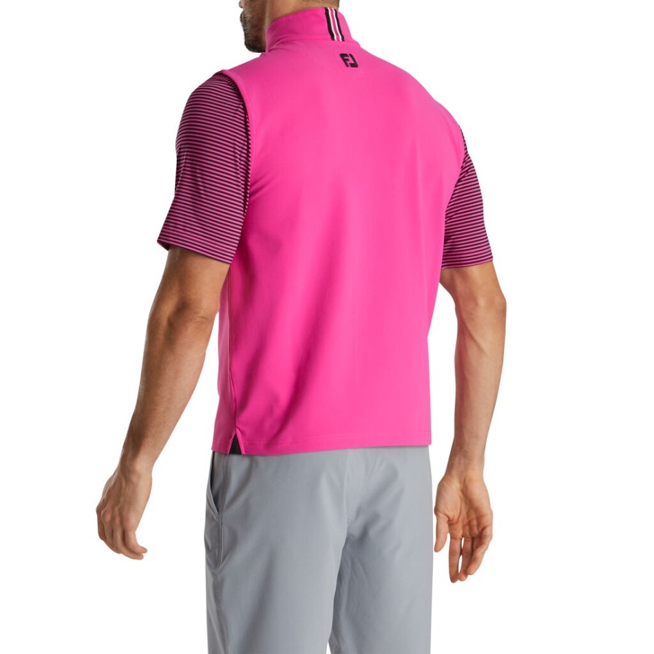Camisa Rosa Choque Footjoy Pt Stretch - Estilo Da Temporada Anterior