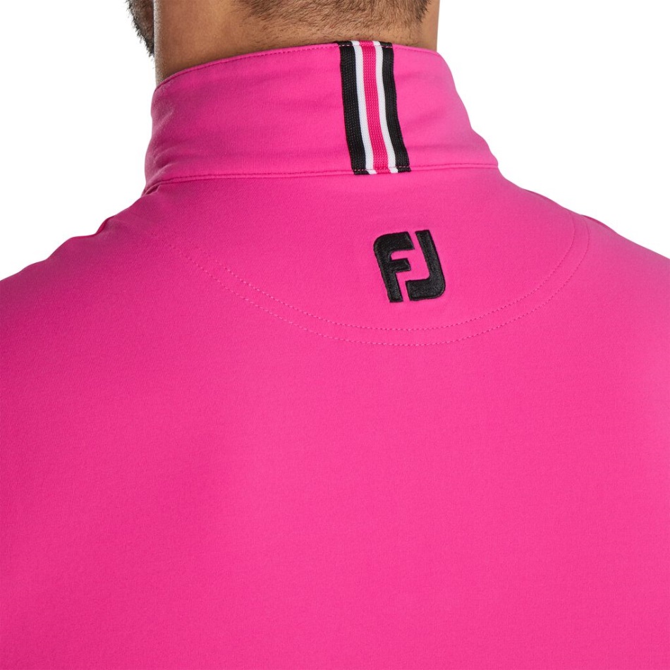 Camisa Rosa Choque Footjoy Pt Stretch - Estilo Da Temporada Anterior