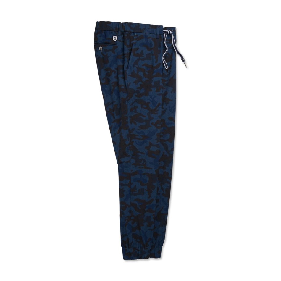 Camuflagem Azul Marinho Seersucker Camp Jogger Footjoy Pt