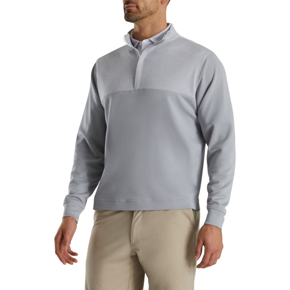 Canga Urze Meio Zíper Camada Intermediária Cinza Footjoy Pt