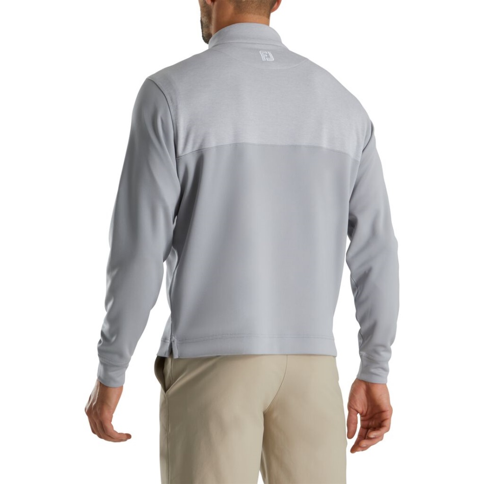 Canga Urze Meio Zíper Camada Intermediária Cinza Footjoy Pt