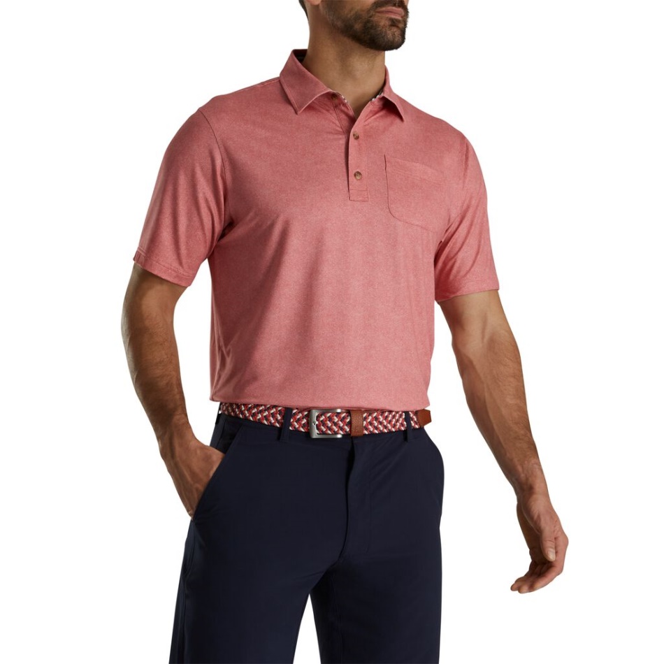 Coleira Autocolante Red Footjoy Pt Heather Lisle