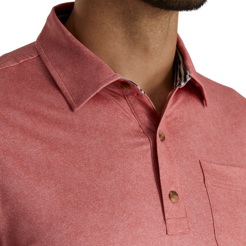 Coleira Autocolante Red Footjoy Pt Heather Lisle