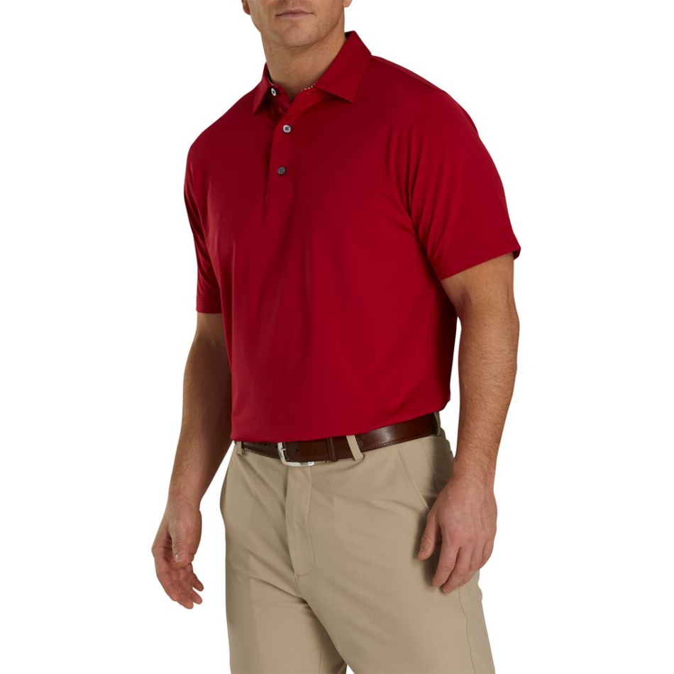 Coleira Automática Red Footjoy Pt Solid Lisle