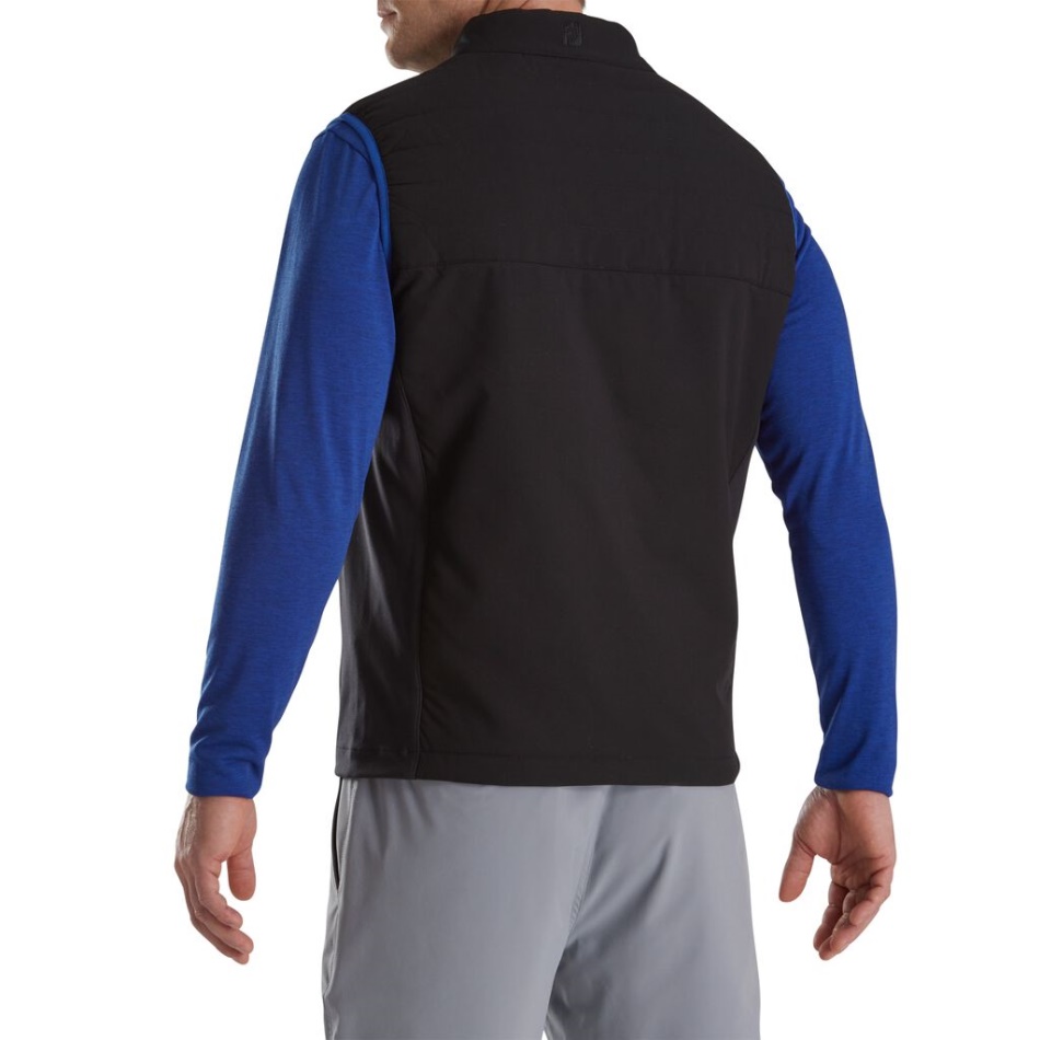 Colete Com Zíper Completo Isolado Black-ocean Footjoy Pt