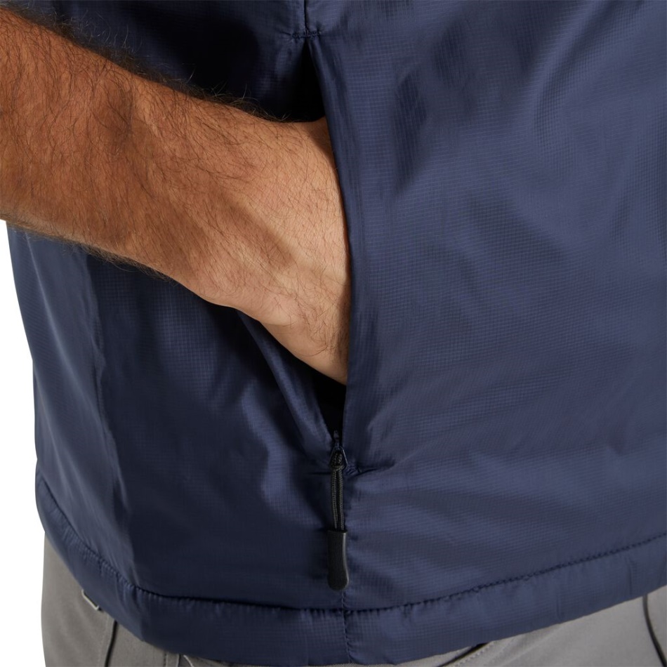 Colete Isolado Com Zíper Completo Footjoy Pt Navy