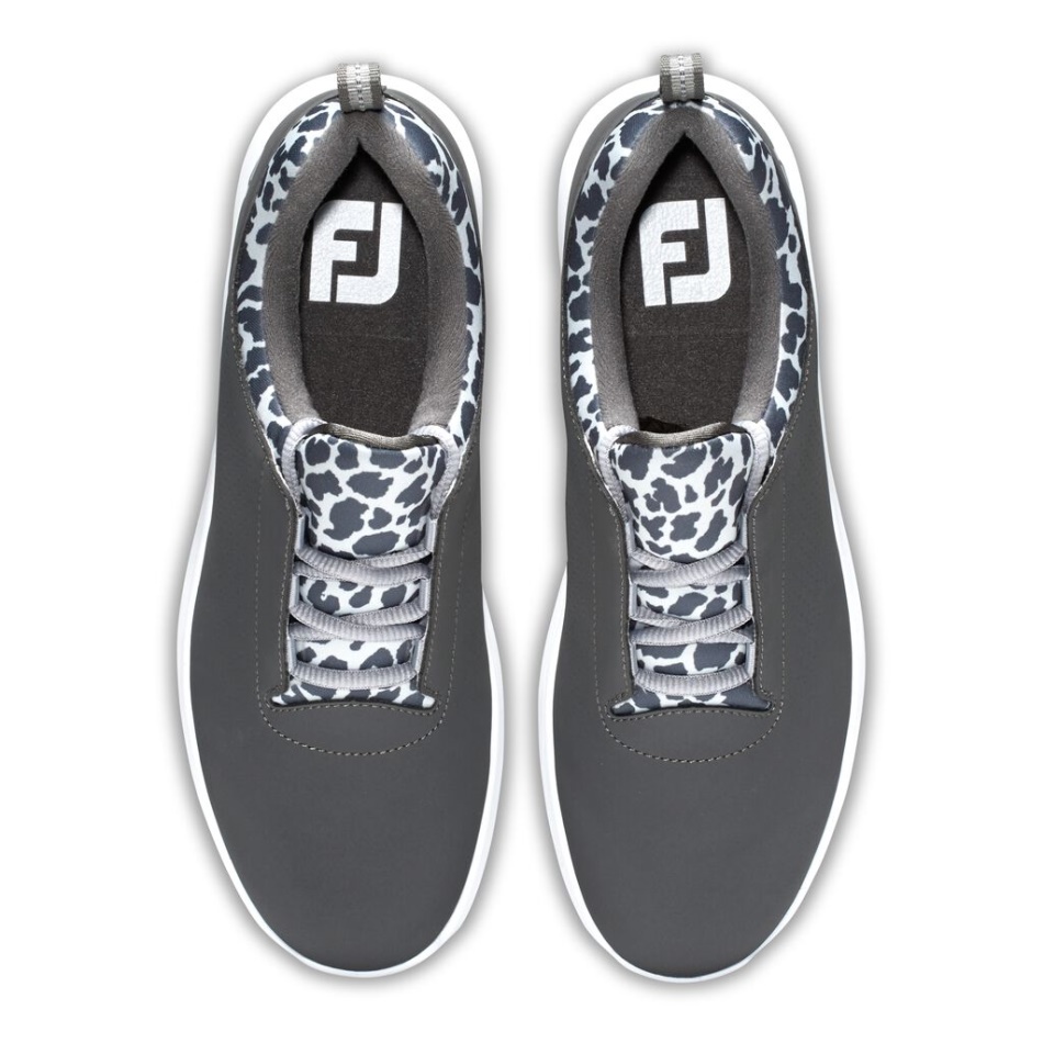 Estampa Carvão-leopardo Lazer Feminino Estilo Da Estação Anterior Footjoy Pt