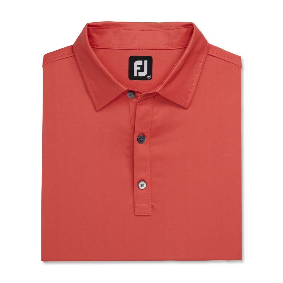Fio Slub Sólido Auto Colarinho Coral Footjoy Pt