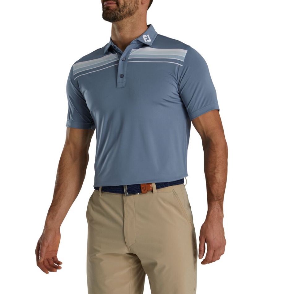 Fita Atlética Shadow Bandolete Lisle Self Colar - Gola Fj Tour Footjoy Pt Grafite