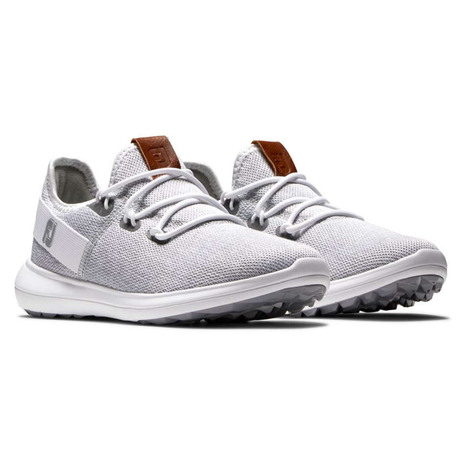 Flex Coastal Mesh Women-estilo Da Temporada Anterior Branco-cinza Footjoy Pt