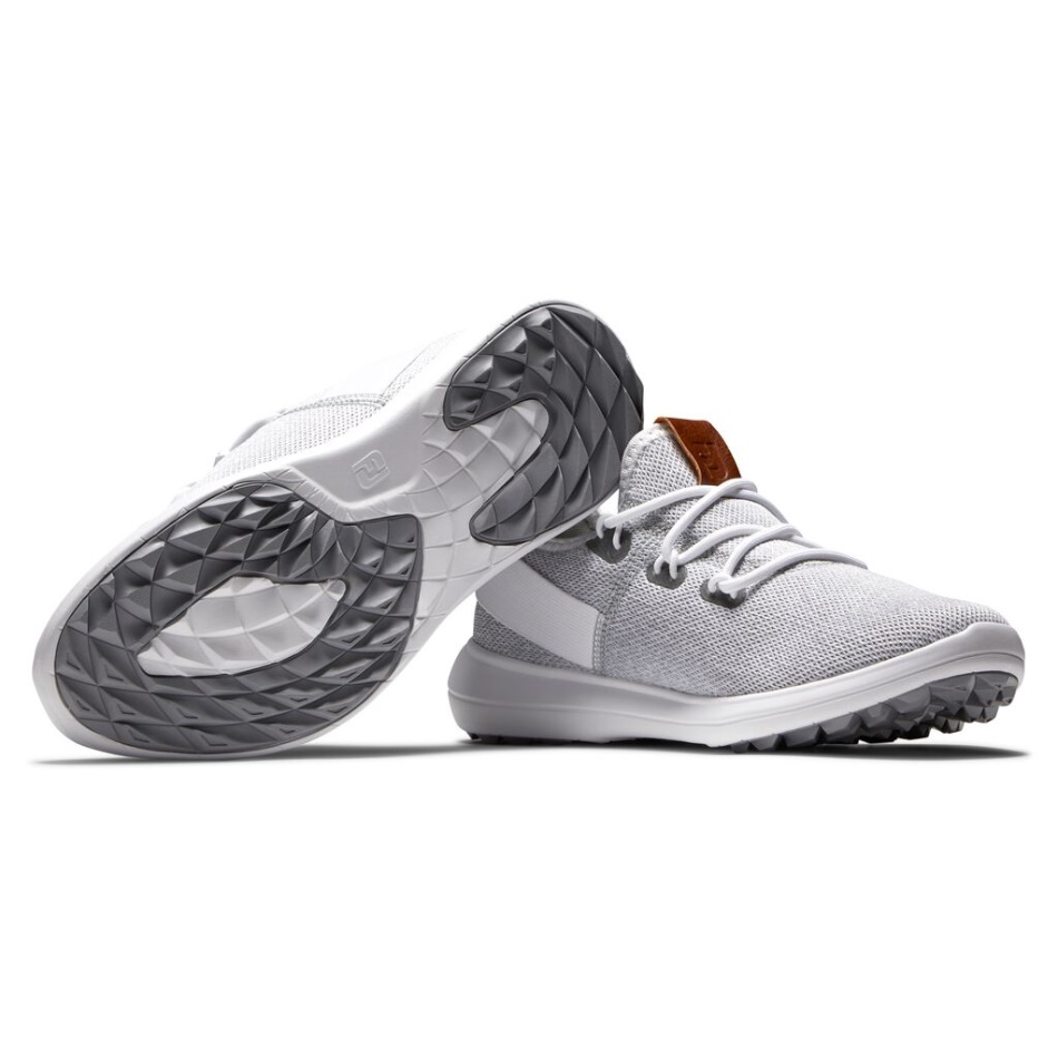 Flex Coastal Mesh Women-estilo Da Temporada Anterior Branco-cinza Footjoy Pt