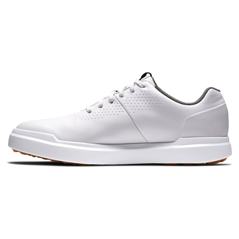 Footjoy Branco Pt Contorno Casual