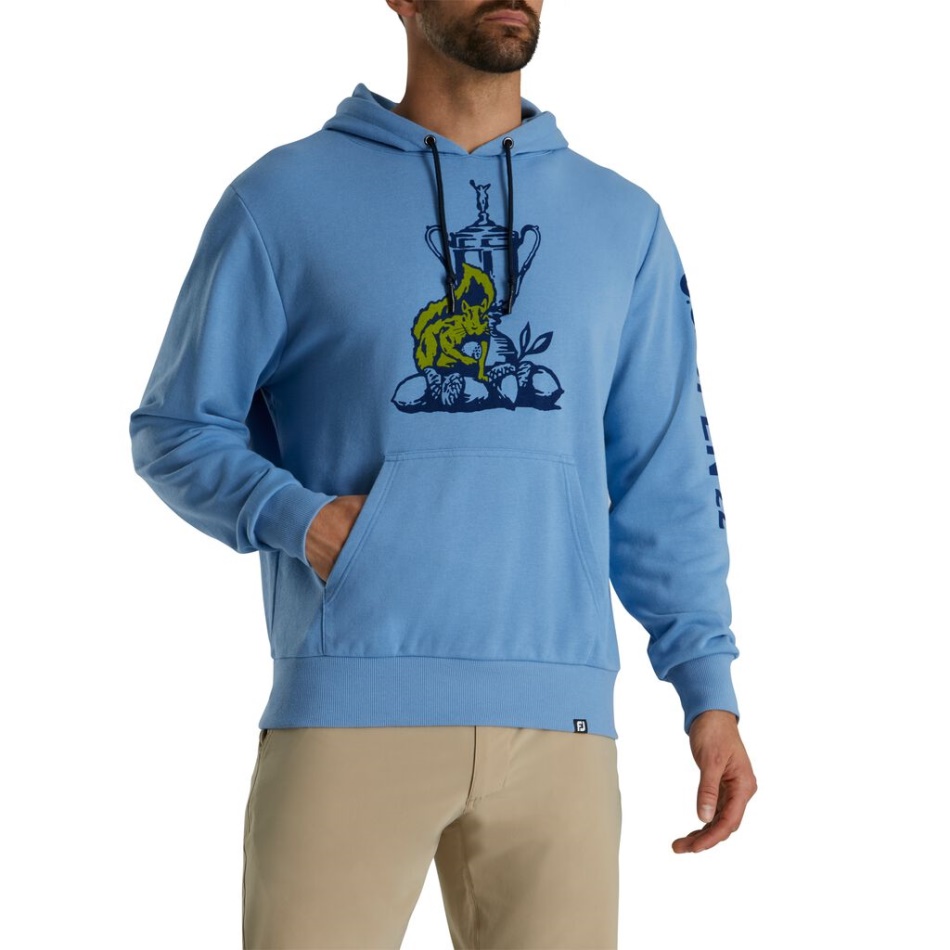 Footjoy Pt 2022 Eua Moletom Aberto-temporada Anterior Estilo Céu Azul