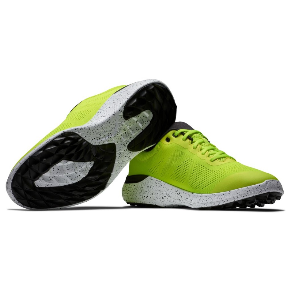 Footjoy Pt Amarelo Neon Flex Brilho Cítrico