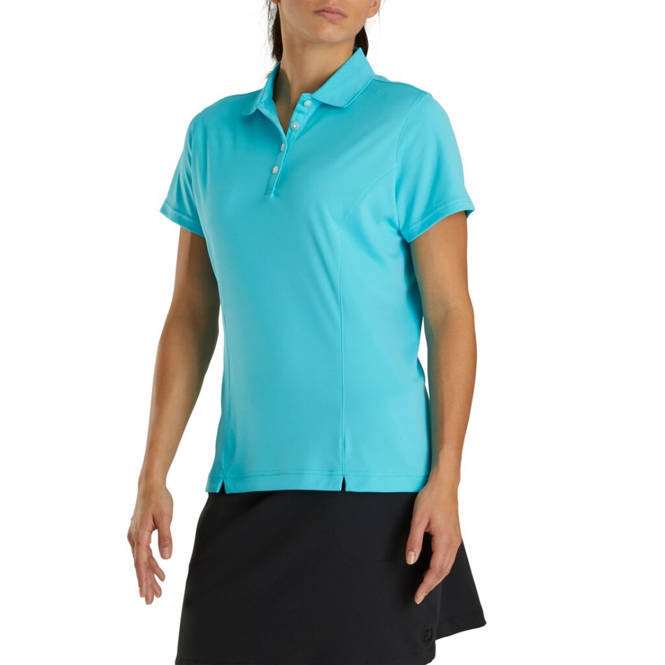 Footjoy Pt Aqua Prodry Camisa Interlock Gola Feminina