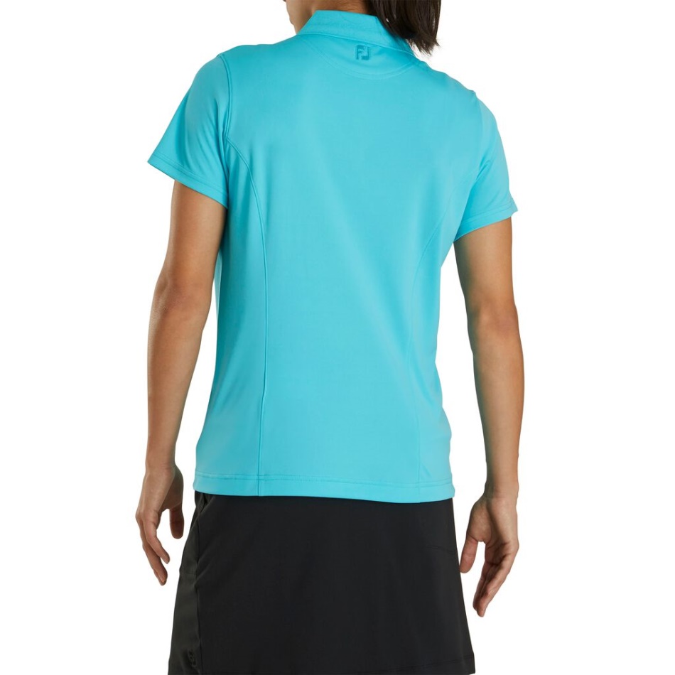 Footjoy Pt Aqua Prodry Camisa Interlock Gola Feminina