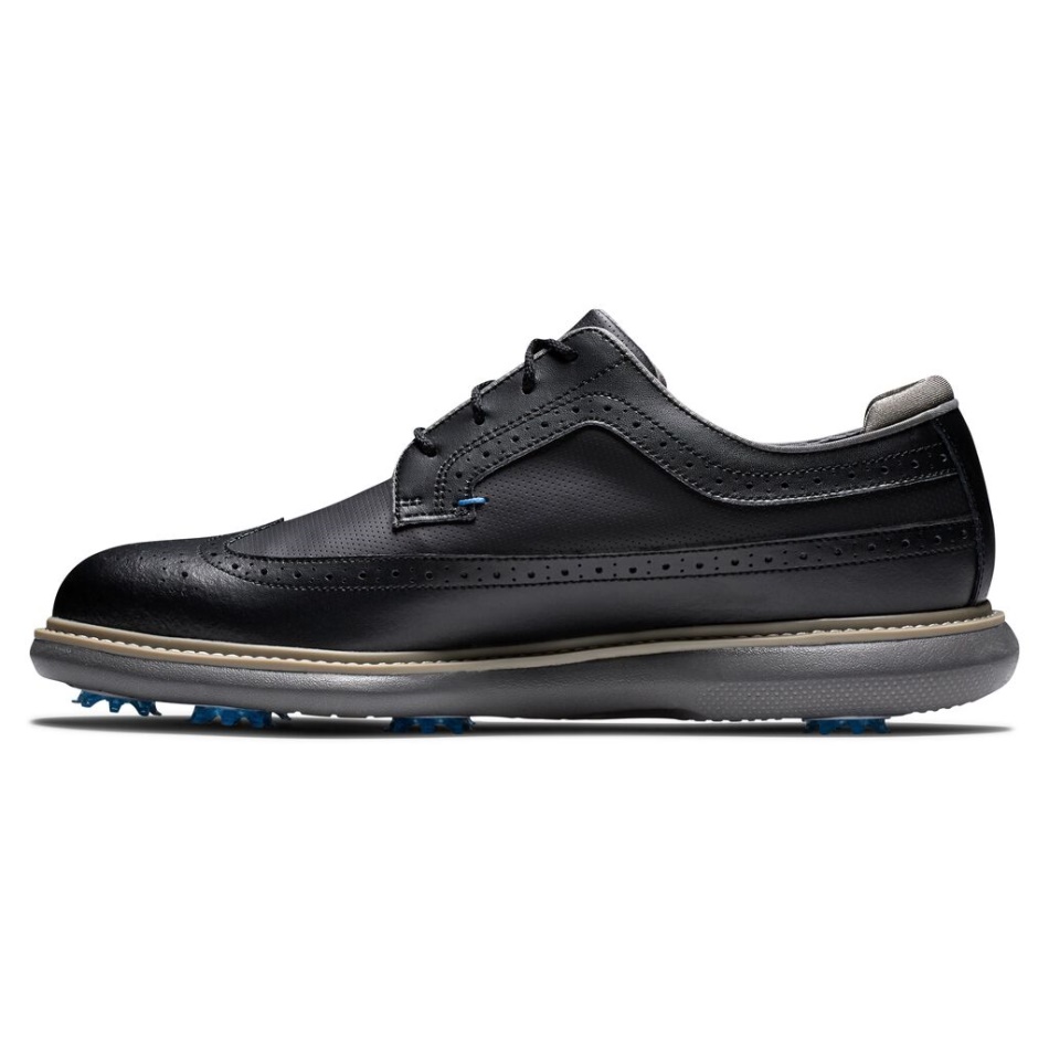 Footjoy Pt Black Tradições - Dica De Escudo - Estilo Da Temporada Anterior